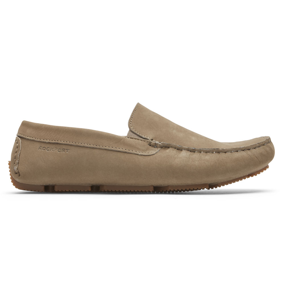 Rockport Singapore Mens Slippers - Rhyder Khaki - HS6153789